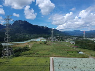 安中市松井田町　上空写真ドローン　9月末②